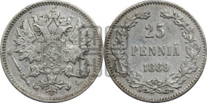 25 пенни 1889 года L