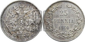 25 пенни 1890 года L
