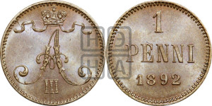 1 пенни 1892 года