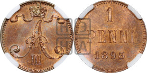 1 пенни 1893 года