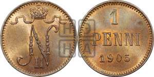 1 пенни 1905 года