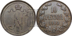 10 пенни 1905 года