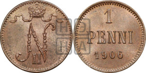 1 пенни 1906 года