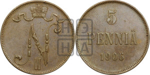 5 пенни 1906 года