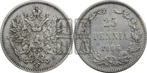 25 пенни 1906 года L