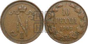 10 пенни 1907 года