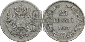 25 пенни 1907 года L