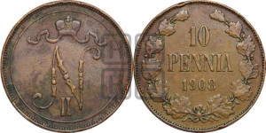 10 пенни 1908 года