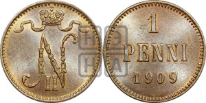 1 пенни 1909 года