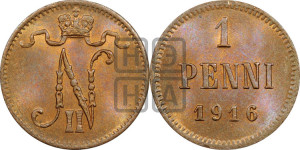1 пенни 1916 года