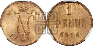 1 пенни 1916 года
