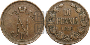10 пенни 1916 года