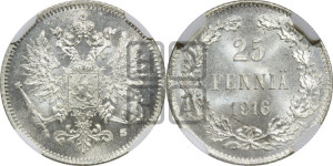 25 пенни 1916 года S