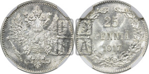 25 пенни 1917 года S