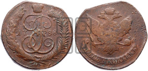 5 копеек 1788 года ММ (ММ, Красный  монетный двор)