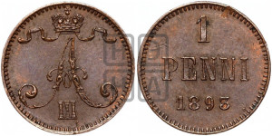 1 пенни 1893 года