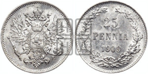 25 пенни 1909 года L