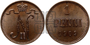 1 пенни 1909 года