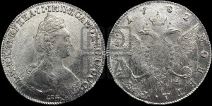 1 рубль 1782 года СПБ/ИЗ (новый тип)