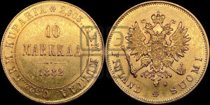 10 марок 1882 года S