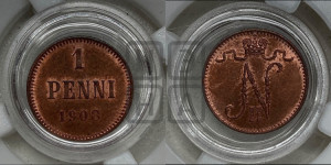 1 пенни 1908 года