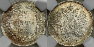 25 пенни 1916 года S