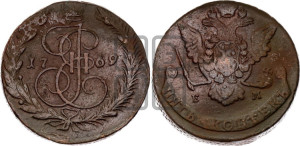 5 копеек 1769 года ЕМ (ЕМ, Екатеринбургский монетный двор)