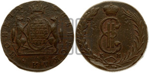 10 копеек 1771 года КМ (для Сибири)