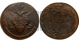 5 копеек 1789 года КМ (КМ, Сузунский монетный двор)