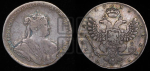 Полтина 1738 года (петербургский тип, без знака СПБ)