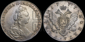 1 рубль 1777 года СПБ/ѲЛ (новый тип)
