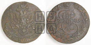 5 копеек 1782 года КМ (КМ, Сузунский монетный двор)