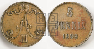 5 пенни 1888 года