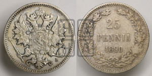 25 пенни 1890 года L