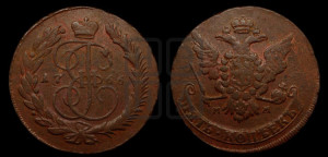 5 копеек 1766 года ММ (ММ, Красный  монетный двор)