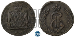 1 копейка 1778 года КМ (для Сибири)