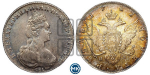 1 рубль 1782 года СПБ/ИЗ (новый тип)