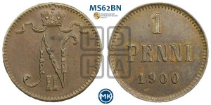 1 пенни 1900 года