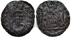 Денга 1777 года КМ (для Сибири)