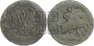 2 копейки 1758 года (гурт “ЕКАТЕРИНБУРГСКОГО ДВОРА”)