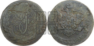 5 копеек 1763 года ММ (ММ, Красный  монетный двор)