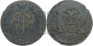 5 копеек 1787 года ТМ (ТМ, Таврический монетный двор)