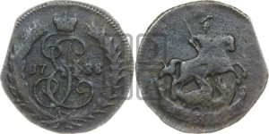 Денга 1788 года (без букв, Красный  монетный двор)