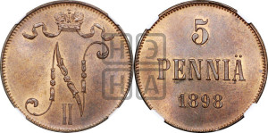5 пенни 1898 года