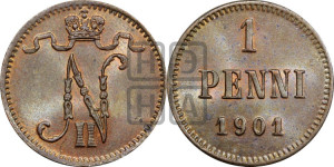 1 пенни 1901 года