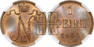 1 пенни 1904 года