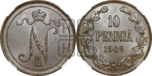 10 пенни 1909 года