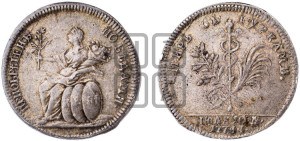 Жетон 1774 года (на заключение мира с Турцией 1774 г.)