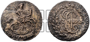 Полушка 1793 года КМ (КМ, Сузунский монетный двор)