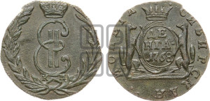 Денга 1768 года КМ (для Сибири)